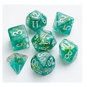 Gamegenic Candylike: Mint 7pc Dice Set image 0